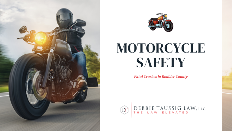 Motorcyclist riding on the road with safety gear.