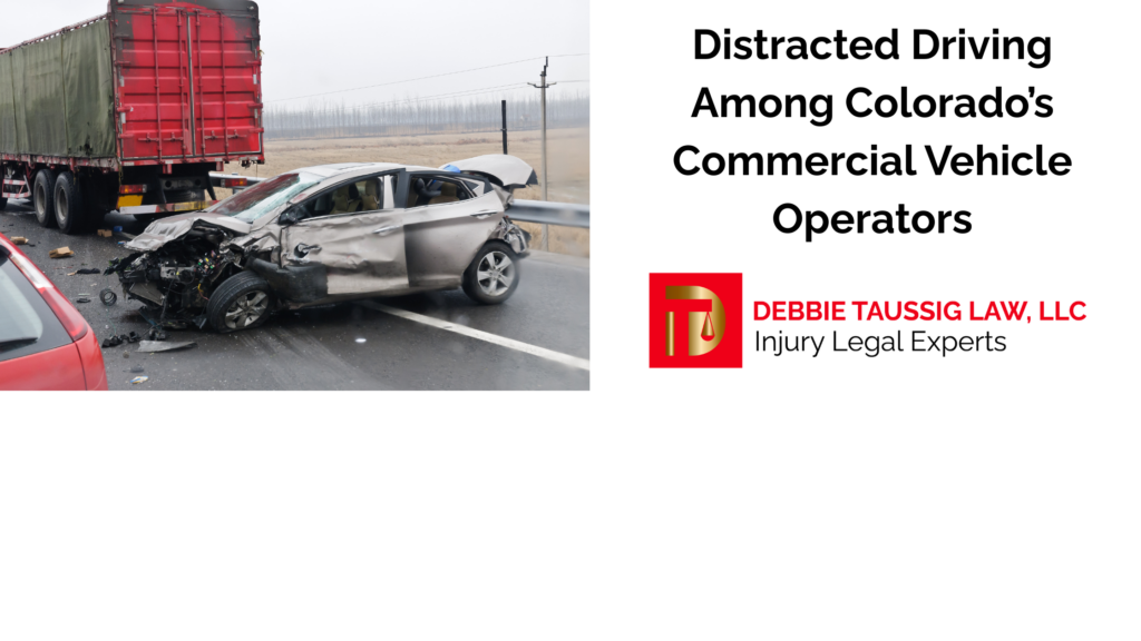 A car after it is hit by a truck.